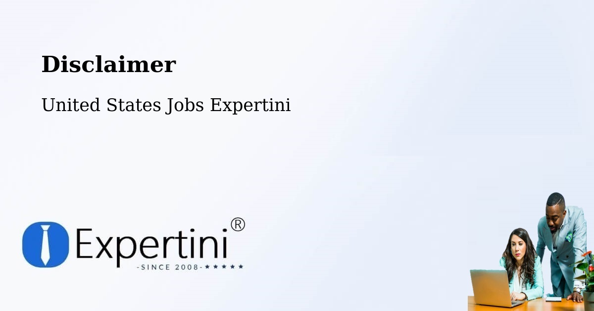 Disclaimer – Borger - United States Jobs Expertini