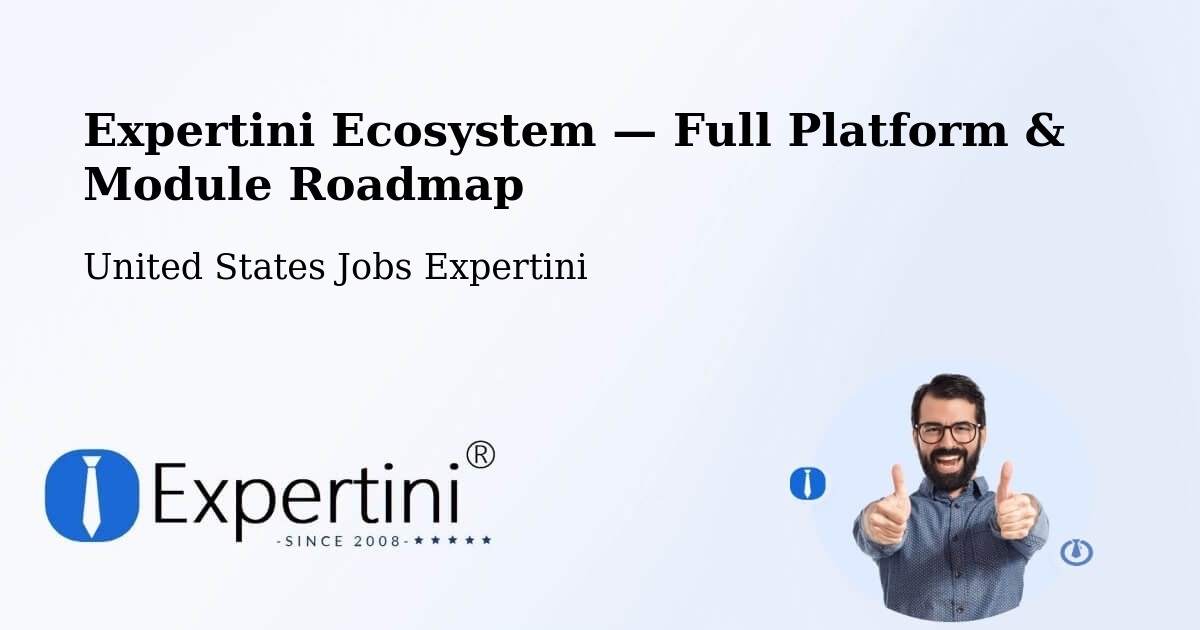 Expertini Ecosystem — Full Platform & Module Roadmap – Borger